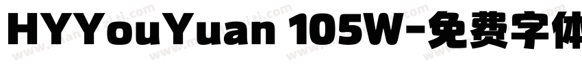 HYYouYuan 105W字体转换